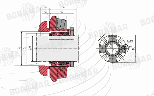 Торцевое уплотнение MS4620 в Казани фото