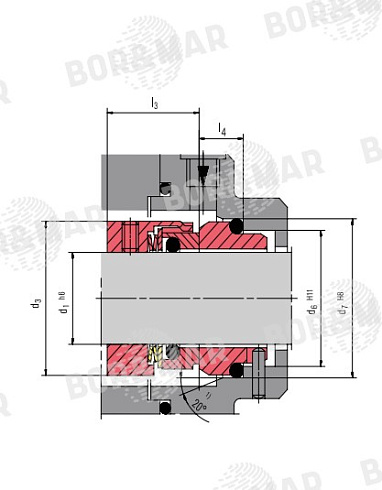 Торцевое уплотнение MSM7N в Казани фото