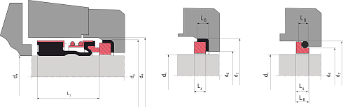 Торцевое уплотнение 2100S M 10 CER/CAR/NBR в Казани фото