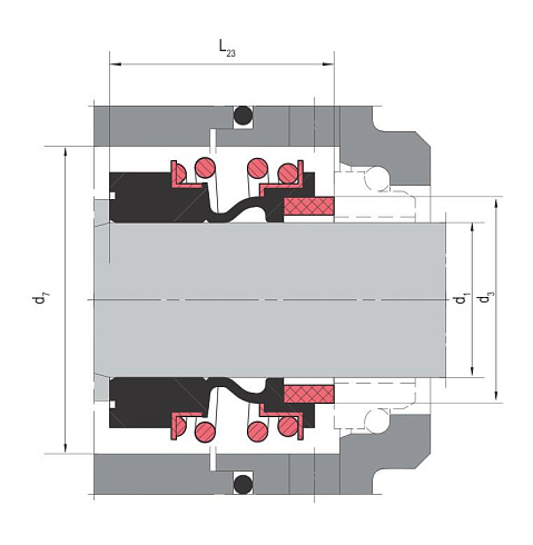 Торцевое уплотнение MG12-12 G60 BVPGG в Казани фото