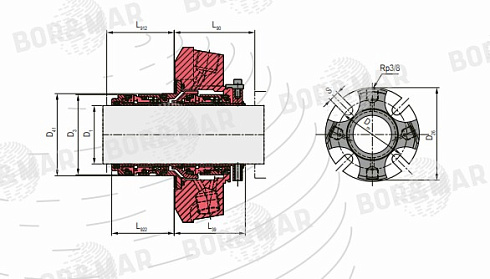Торцевое уплотнение MS4610 в Казани фото