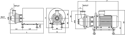 Самовсасывающий насос CIP-L-05-3