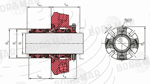 Торцевое уплотнение MS610 в Казани фото