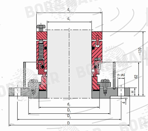 Торцевое уплотнение MS204 в Казани фото