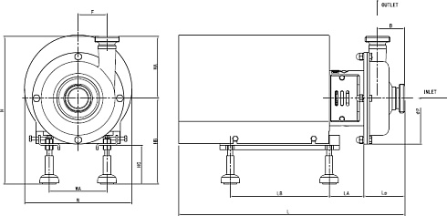 Насос центробежный BS-4