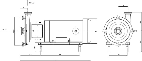 Центробежный насос SLX35-2